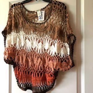 Knitted sweater (fall colors)